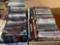 Two flats of DVDs