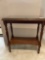 small vintage table 22 inches wide 12 inches the 24 inches tall