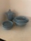 Blue Fiestaware lot
