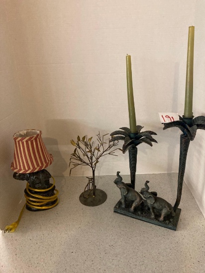 lamps with elephants monkeys and giraffes