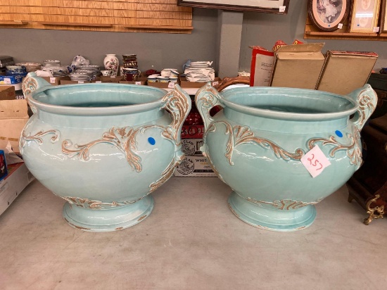 Large decorative pots planters made in Italy