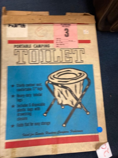 portable camping toilet