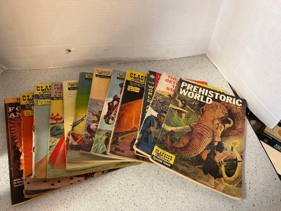 11 comics Classic Illustrated plus 1 other