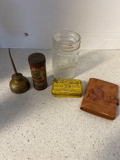 Advertising items paprika mutton tallow and peanut butter plus misc