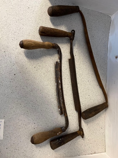 3 antique draw knives