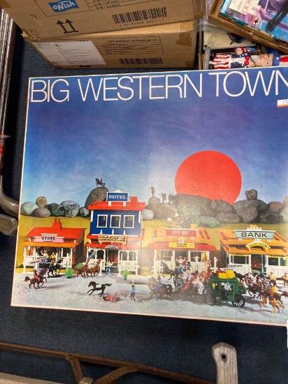 Big western town child?s toy