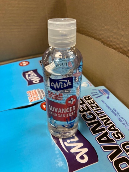 96 bottles hand sanitizer