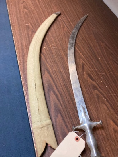 Samitar sword with scabbard