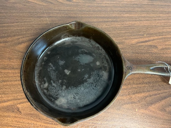 number 8 cast iron skillet