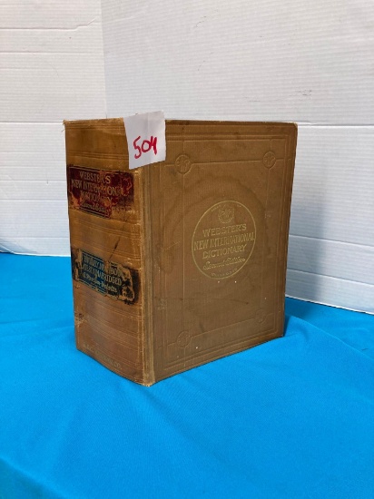 1936 Websters Dictionary