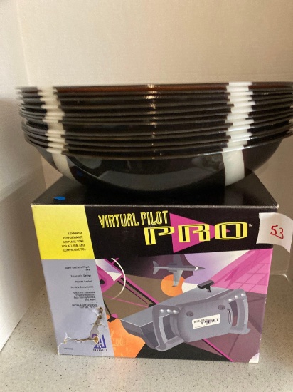virtual pilot pro football shaped snack bowls