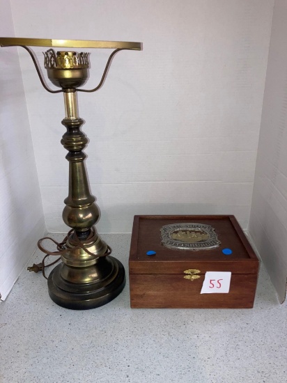 nuts about Pittsburgh box hurricane lamp base