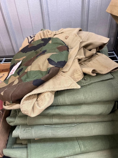 Large Lot Army Military Clothing