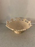 westMoreland milk glass ring and petal compote