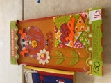 vintage the board room note board royal treasure towel set