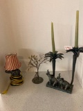 lamps with elephants monkeys and giraffes