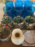 Drinking glasses lot etc