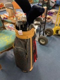 golf clubs in bag