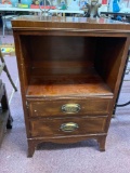 vintage mahogany bedside table