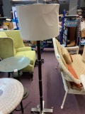 contemporary floor lamp shade is damaged