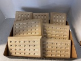 8 ring displays from jewelry store each holds 24 rings