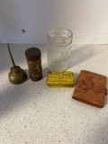 Advertising items paprika mutton tallow and peanut butter plus misc