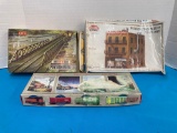 3 models in boxes