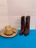 Hat and Texas boots