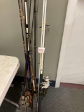 fishing rods and reels