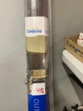Coolaroo outdoor roller shade Alderwood color