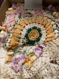 vintage hankies doilies