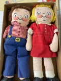 vintage Campbell Soup cloth dolls and other Campbell Soup items