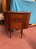 Antique sewing knitting box or stand