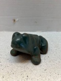 antique cast iron frog