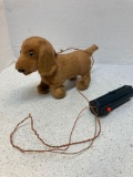 Vintage battery operated weiner dog dachshund