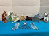 Nativity suncatcher set