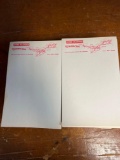 Notepads Akron to Chicago Action Line Trucking 40 pads 5.5x8.5 inches