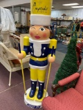 Cupcake Vineyards advertising nutcracker figure