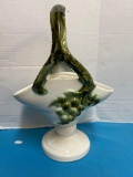 Vintage Hull TOKAY USA Pottery Glazed Ceramic Grape Basket