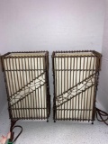 pair of contemporary table lamps