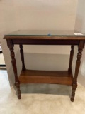 small vintage table 22 inches wide 12 inches the 24 inches tall