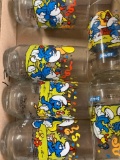 Smurf in Flintstone glasses