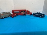 Coke truck dude ranch truck etc