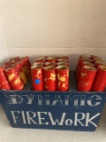 dynamic fireworks display empty tubes