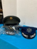 3 military hats