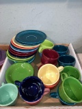 fiesta cup saucers dessert bowls