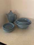 Blue Fiestaware lot