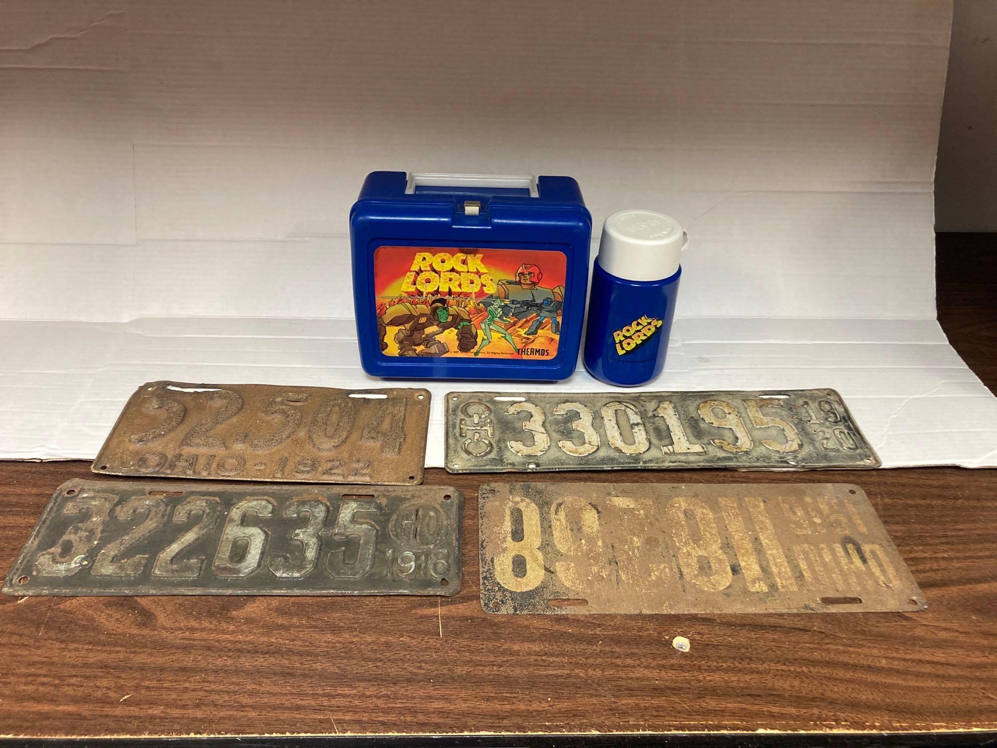 Vintage Ohio license plates and Rock Lords | Proxibid