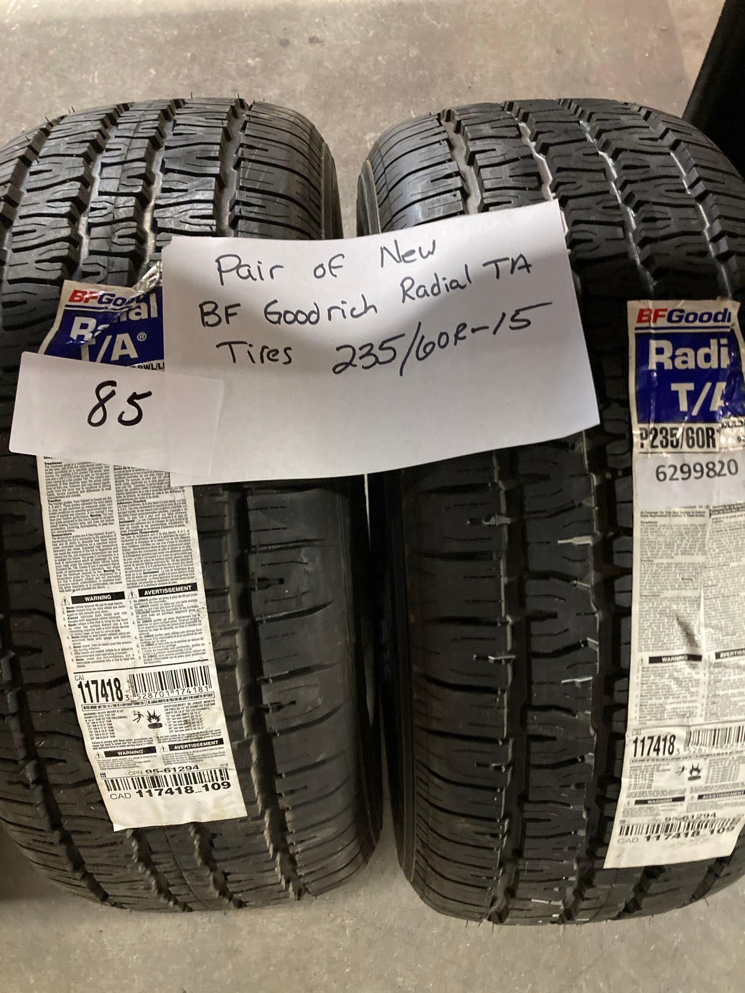 pair of new BF Goodrich radio TA Proxibid