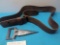 Vintage belt buckle dagger with belt